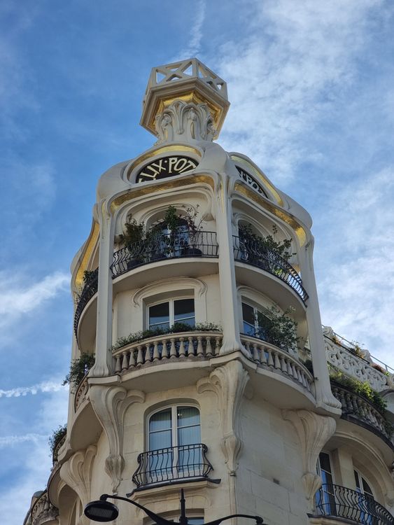 Détail d’architecture Art nouveau à Paris